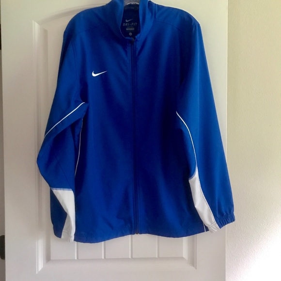 Nike Other - Men’s Nike Dry Fit Blue Zip Up Jacket